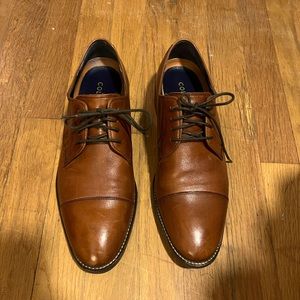 Cole Haan Lenox Hill Cap Oxford British Tan Men’s 7.5 Dress Shoes